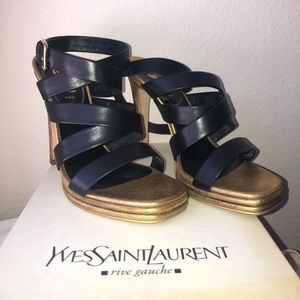 YSL Montaig Sandals / Heels (authentic)